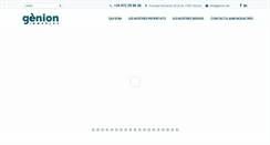 Desktop Screenshot of genionimmobles.com