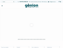 Tablet Screenshot of genionimmobles.com